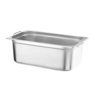 GN 1/1 kontejner s držadly, HENDI, Budget Line, GN 1/1, 28L, 530x325x(H)200mm | 817155